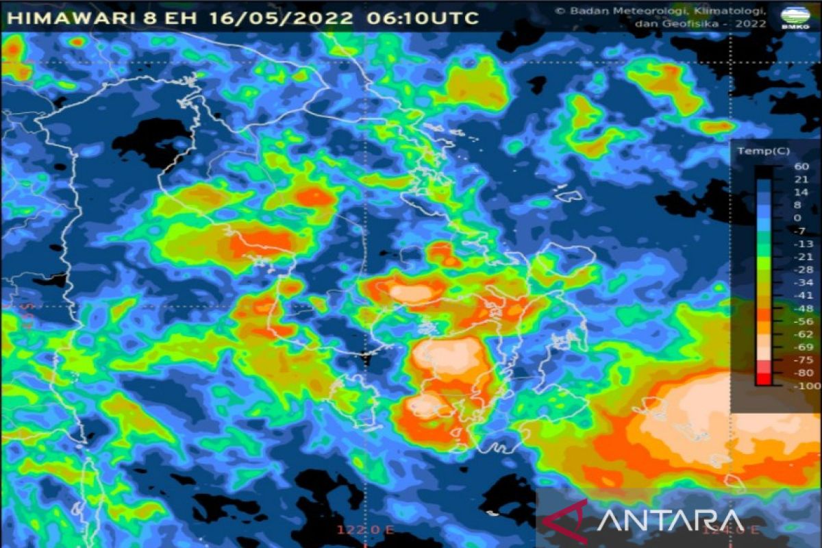 BMKG Sultra imbau waspada potensi hujan lebat di 12 daerah
