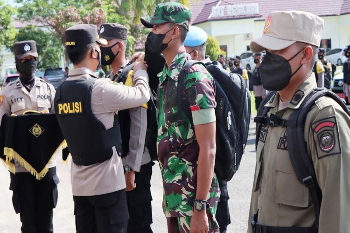 Dukung keamanan pilkades di Pulpis, Sejumlah personel polisi disebar