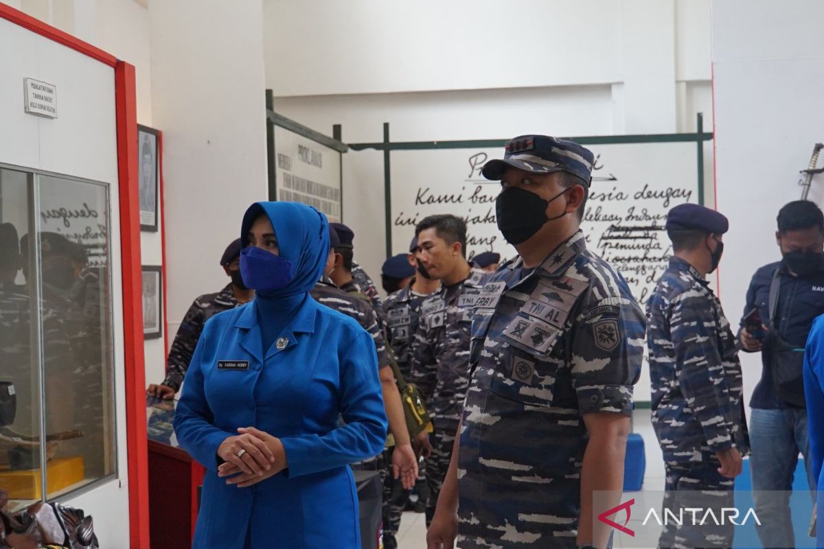Danlanal Banjarmasin kunjungi HSS di rangkaian HUT Proklamasi Tentara ALRI