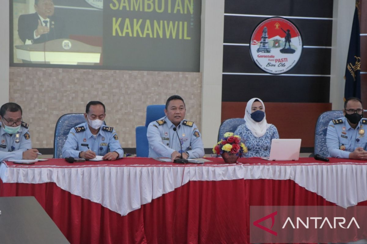 Kanwil Kemenkumham Gorontalo evaluasi kualitas pelayanan publik