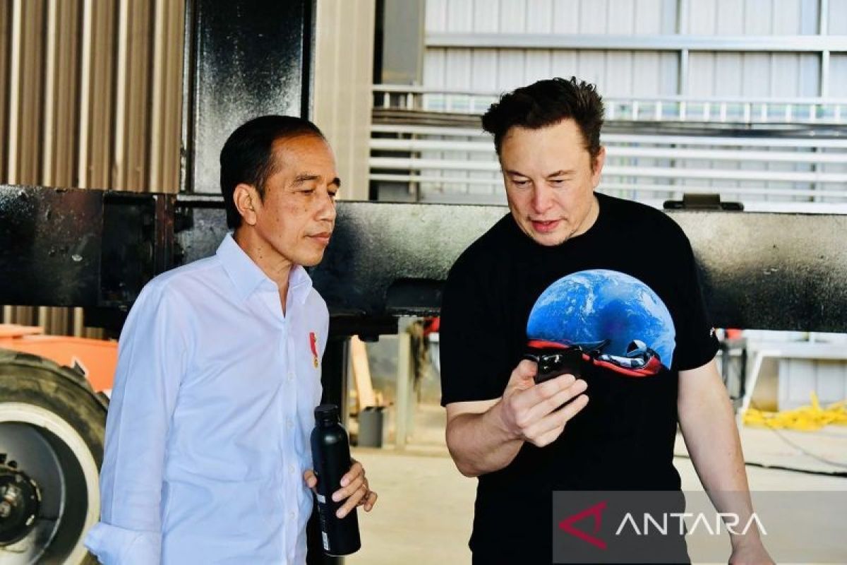 Elon Musk sebut ada diskusi proyek masa depan dengan Presiden RI Joko Widodo