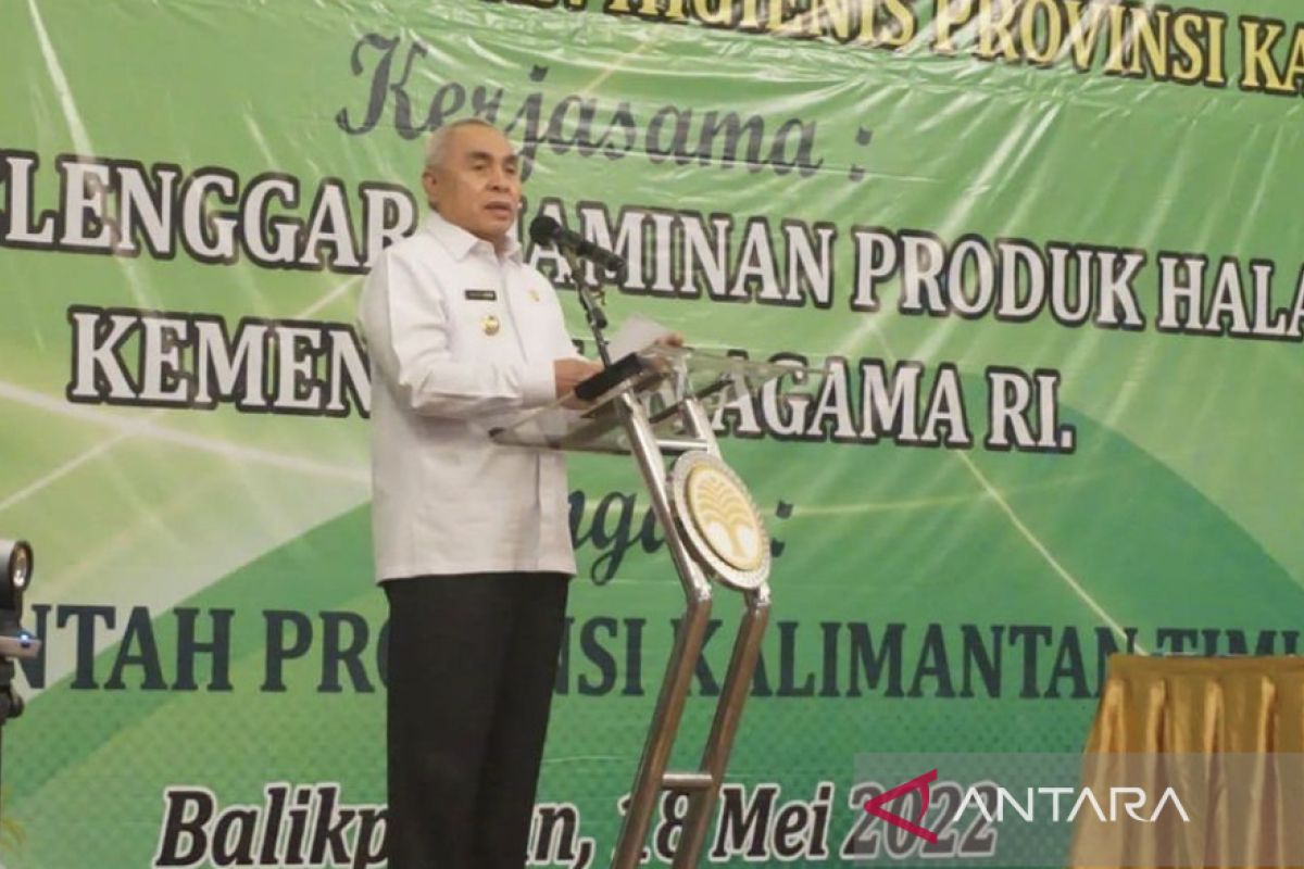Gubernur ajak Kepala Daerah di Kaltim dorong sertifikasi halal produk UMK