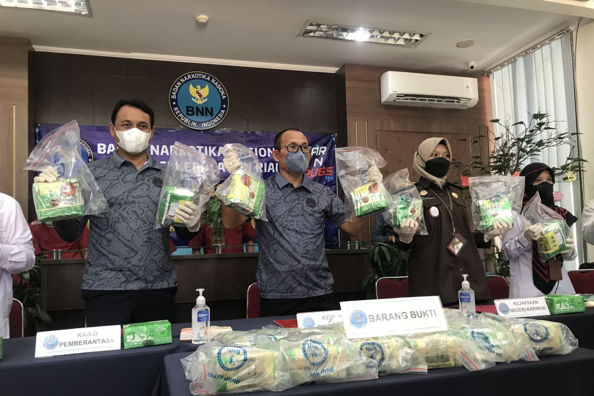 BNN Kepri tangkap pengedar 11 kg sabu jaringan internasional