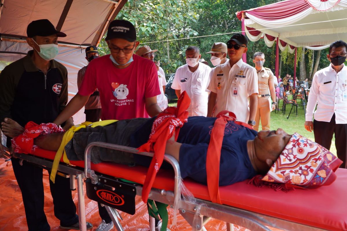 Gunung Kidul gelar simulasi penanganan angin puting beliung