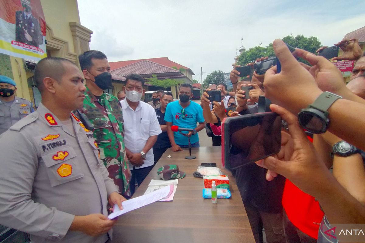 Bandara narkoba asal Tanjung Balai ditangkap satnarkoba Polres Asahan