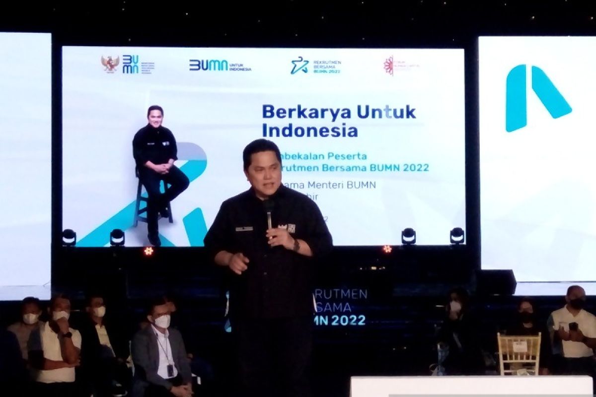 Erick Thohir dorong generasi milenial jadi komponen terbesar di BUMN