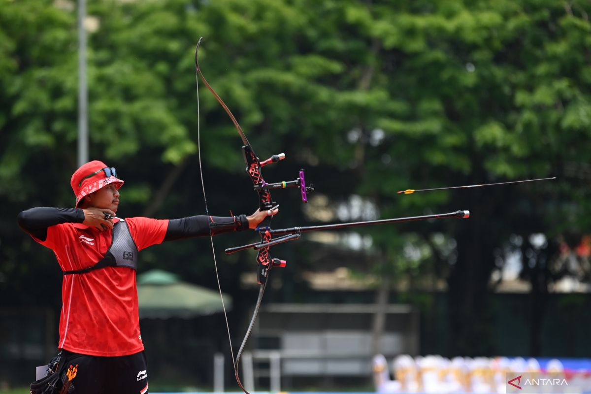 Atlet panahan Riau Ega/Rezza persembahkan emas ISG 2021 sebagai kado HUT ke-77 RI