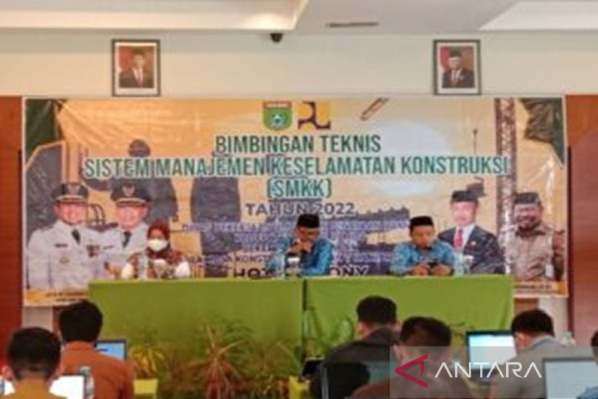 Dinas PUPR Tanah Bumbu gelar bimtek keselamatan kerja