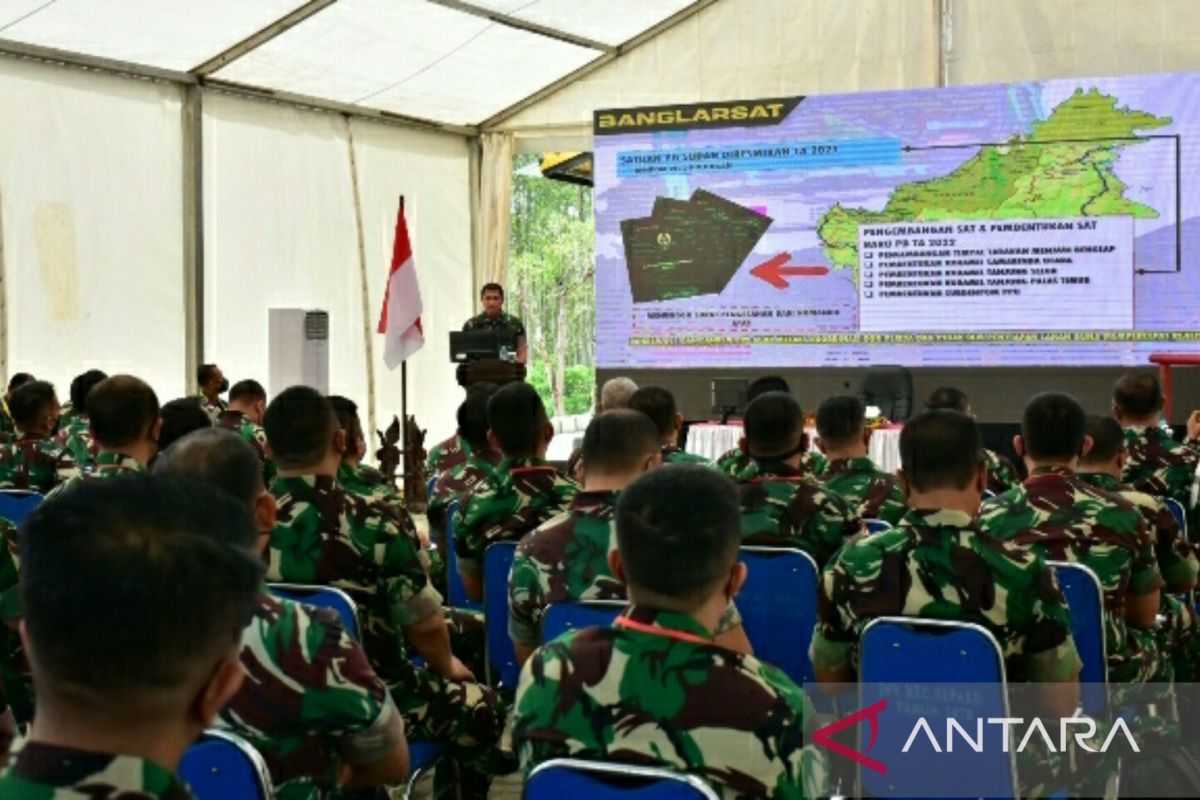 Pangdam VI/Mulawarman kenalkan lokasi IKN Nusantara kepada 100 komandan satuan