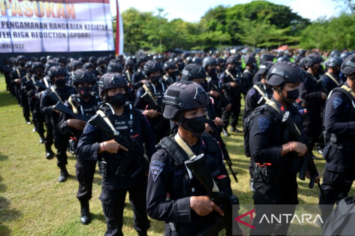 2.800 polisi amankan GPDRR di Bali (video)