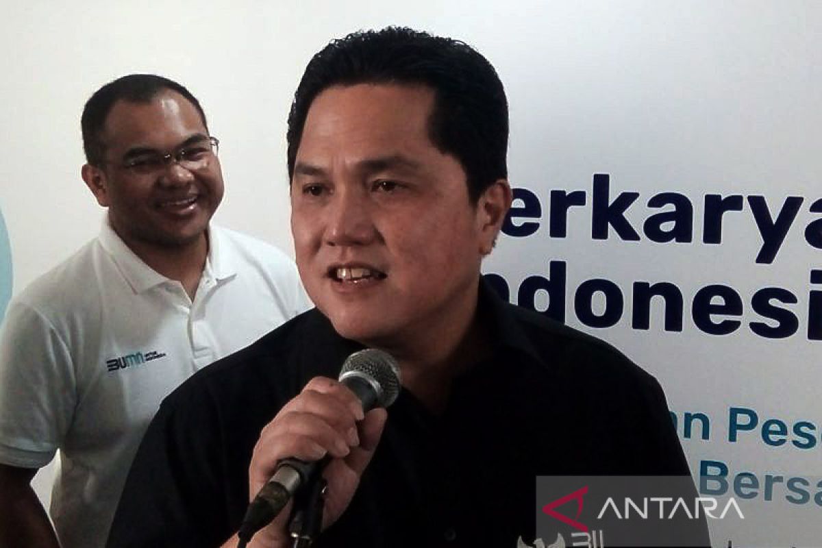 Erick Thohir tegaskan BUMN tak boleh berhenti dukung ekonomi rakyat