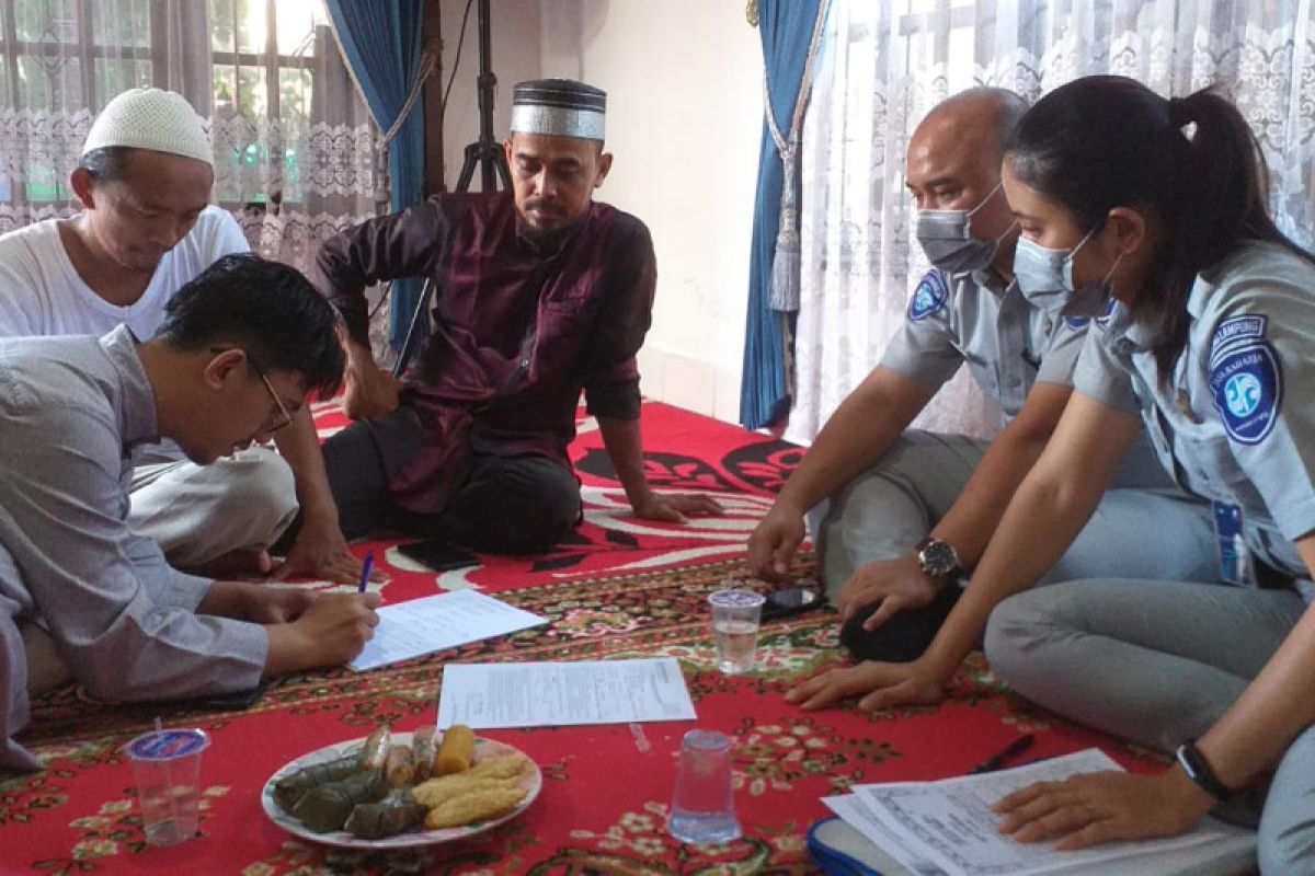 Kurang dari 24 Jam, korban lalulintas di Pesisir Barat telah menerima santunan dari Jasa Raharja