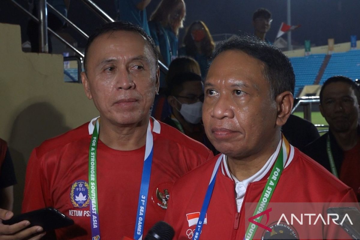 Menpora semangati timnas untuk merebut medali perunggu