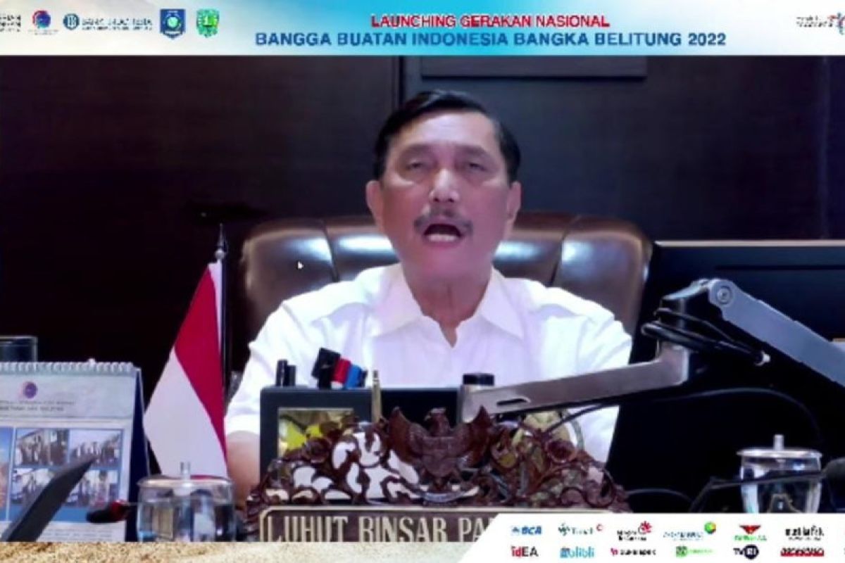 Luhut dorong produk unggulan Bangka Belitung rambah pasar global