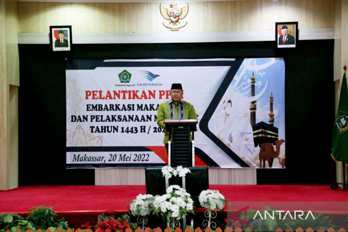 PPIH Embarkasi Makassar persiapkan pemberangkatan kloter pertama CJH