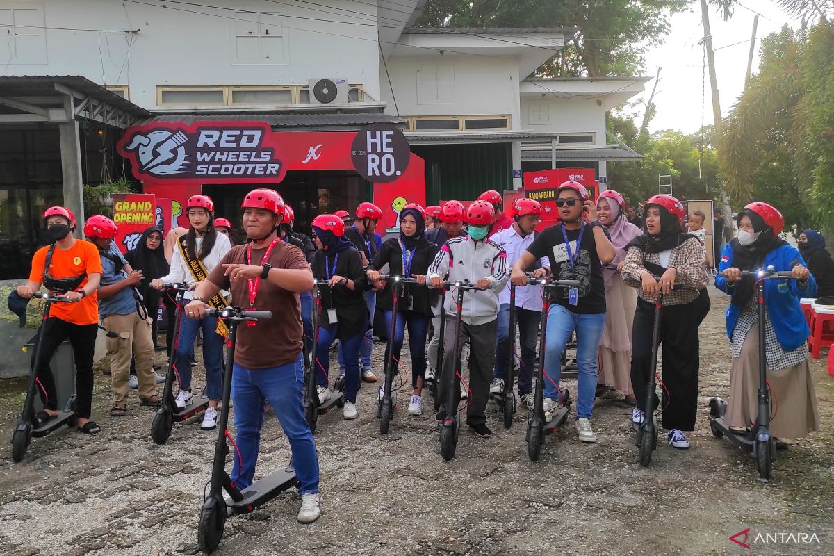 Disporapar berharap anak muda promosikan wisata dan kota Barabai melalui Red Wheels Scooter