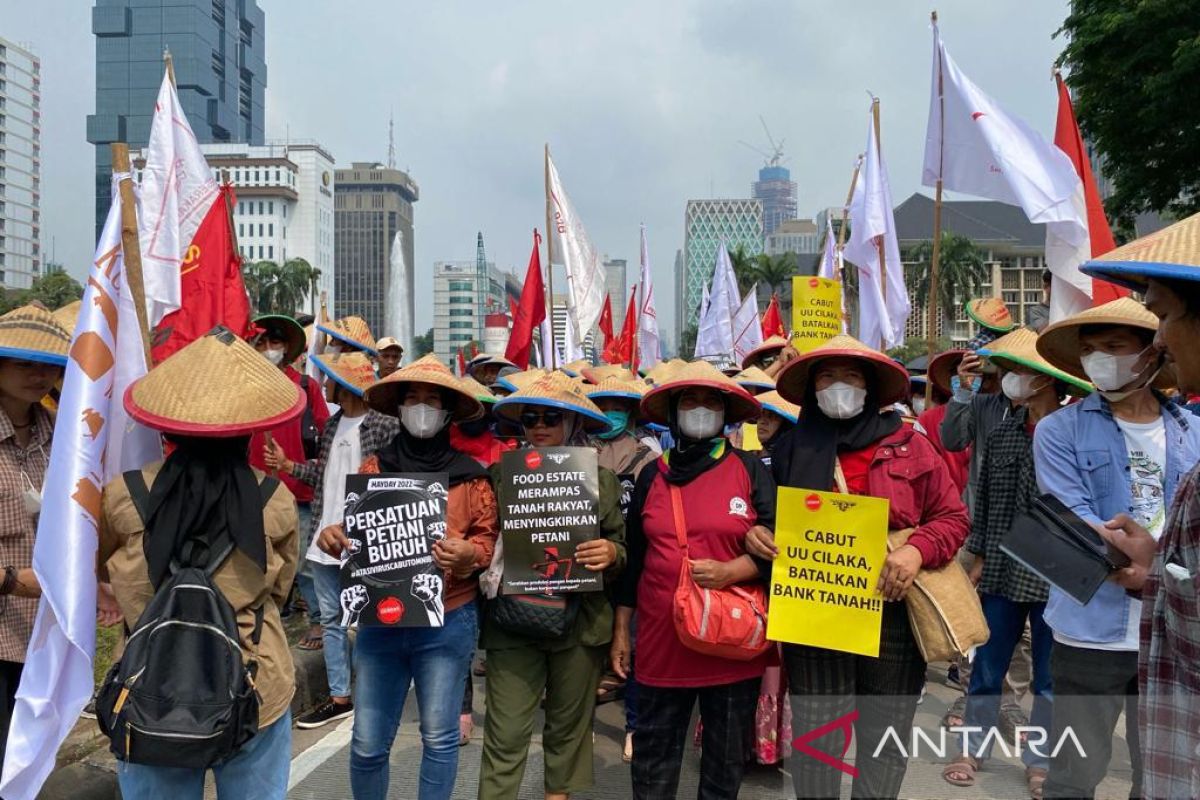 Polisi antisipasi penyusupan saat demo buruh