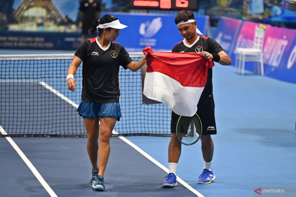 SEA Games: Petenis Christo/Aldila cetak hattrick emas