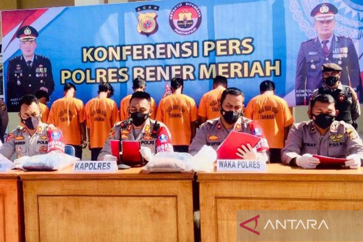 Polres Bener Meriah menangkap delapan terduga pemerkosa dua remaja