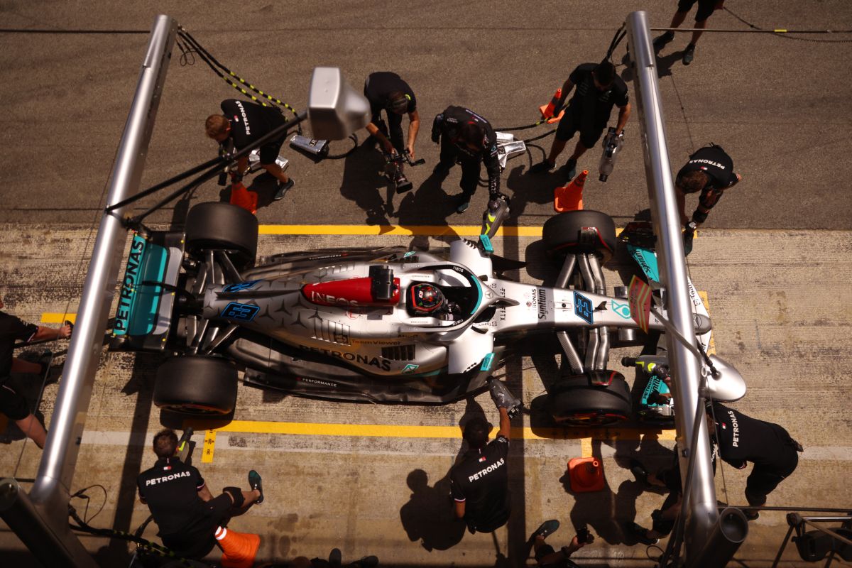 Formula 1: Mercedes tampil solid, tapi Hamilton masih tertinggal dari Russel