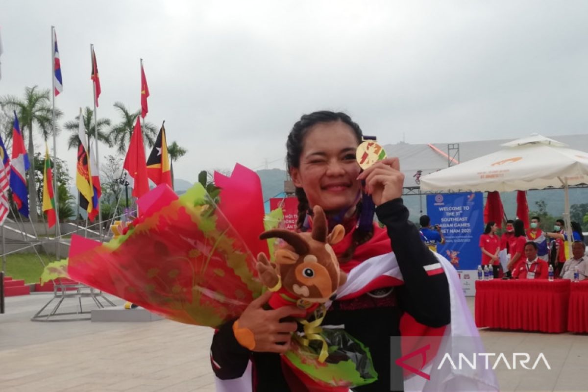 SEA Games 2021 - Pebalap Indonesia Ayustina berjuang untuk medali emas kedua