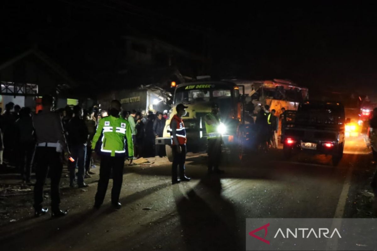 Korban meninggal kecelakaan bus di Ciamis jadi empat orang
