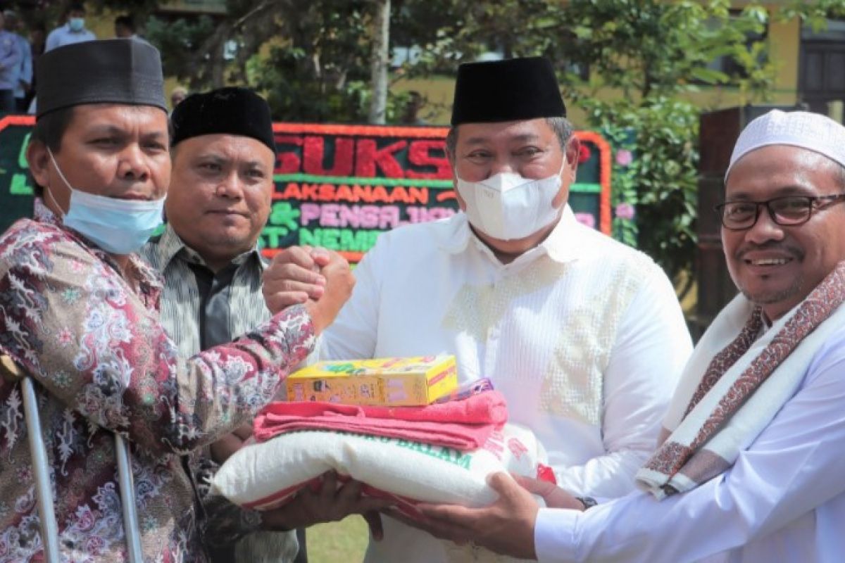 Bupati Eddy Berutu hadiri halal bihalal di Kecamatan Siempat Nempu Hulu