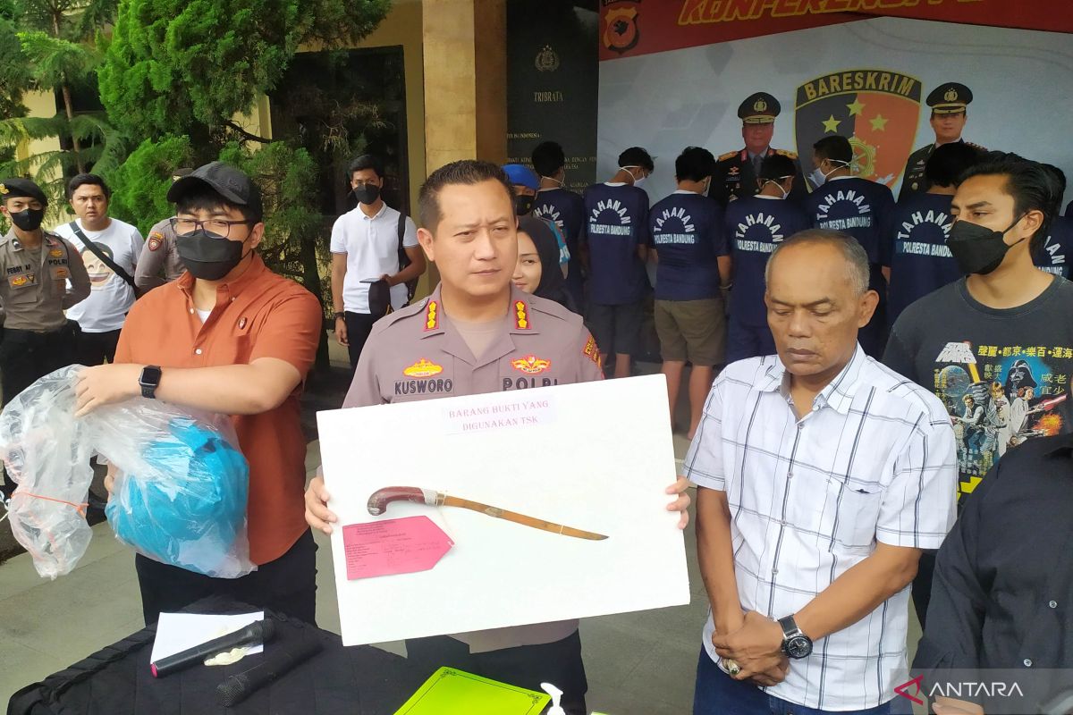 Polisi Bandung bekuk delapan pengeroyok pesilat hingga tewas