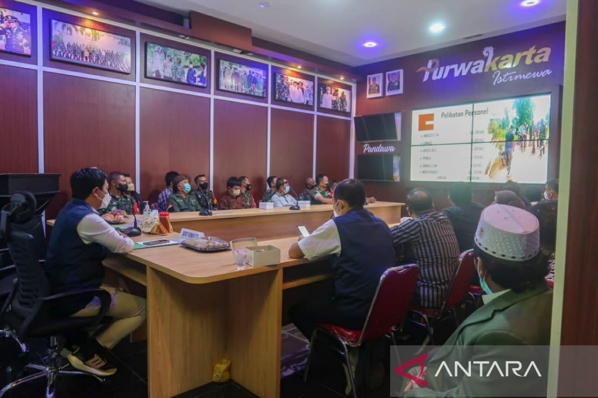 Pemkab Purwakarta dan TNI lakukan akselerasi percepatan pembangunan infrastruktur