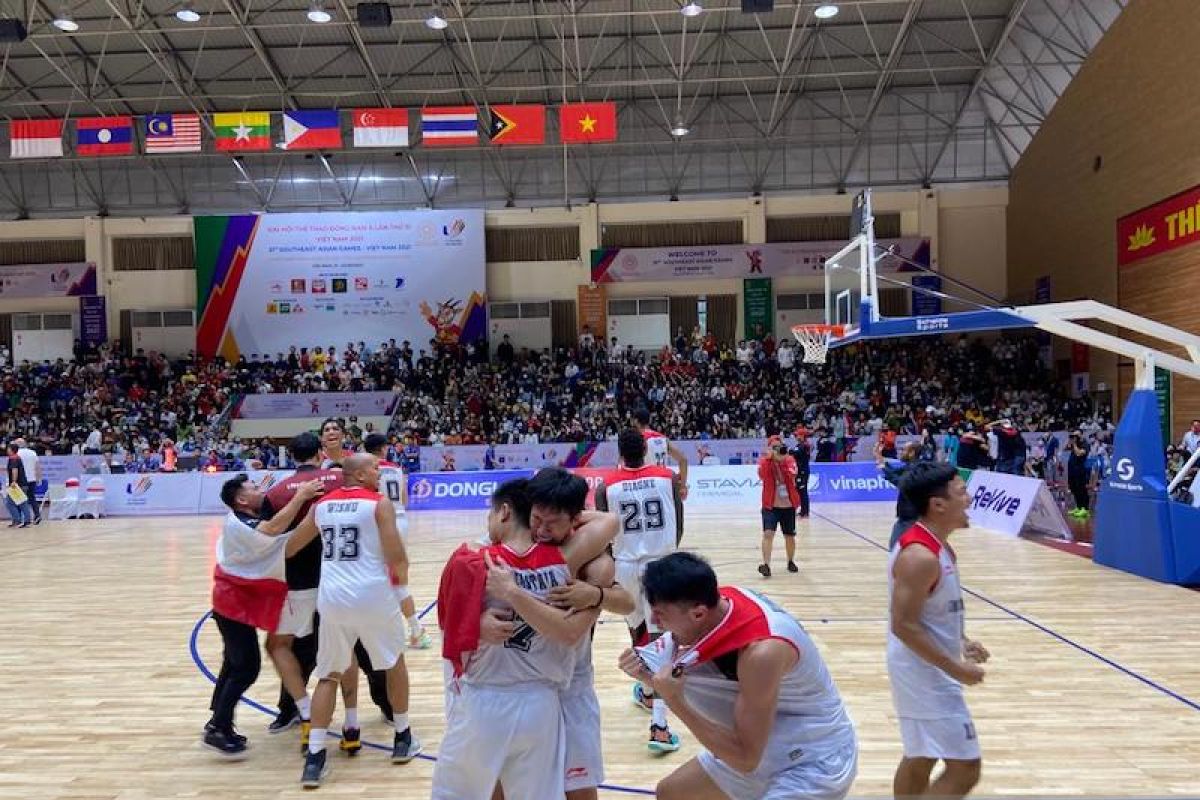 Tim basket putra Indonesia cetak sejarah dengan juarai SEA Games