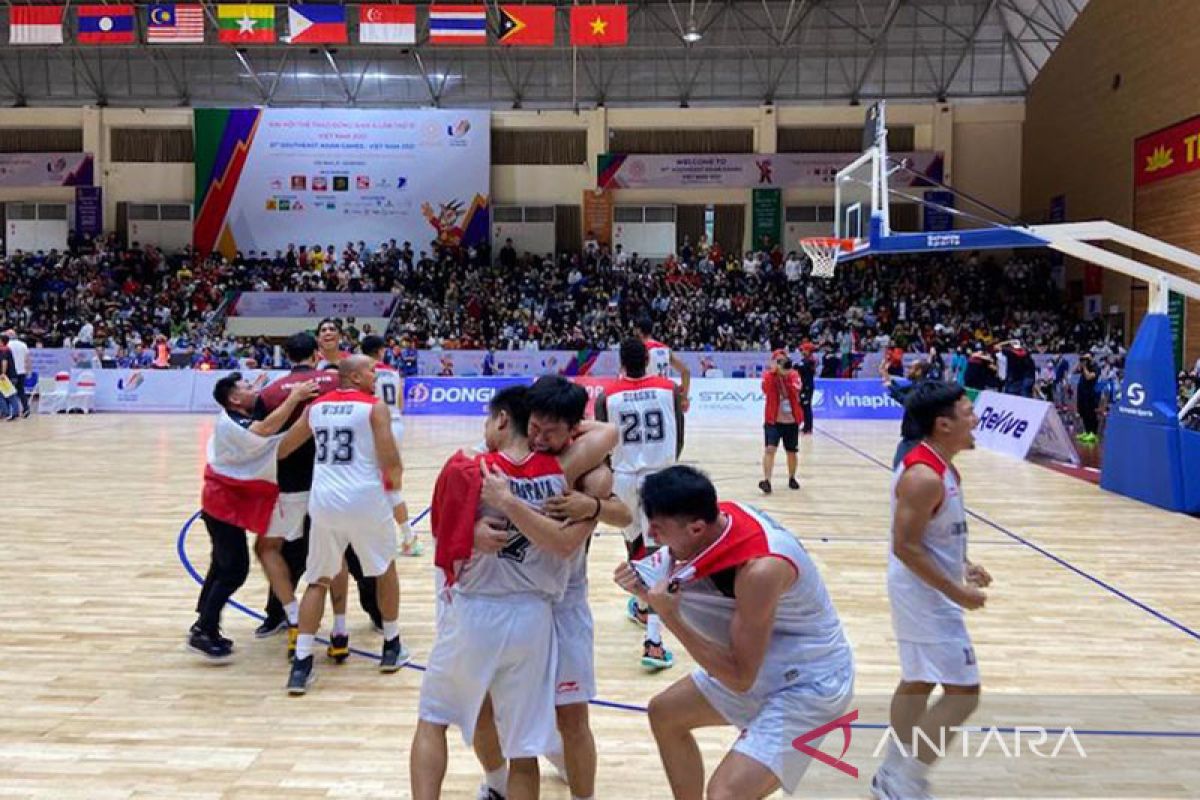 Emas basket putra warnai kiprah Indonesia jelang akhir SEA Games 2021