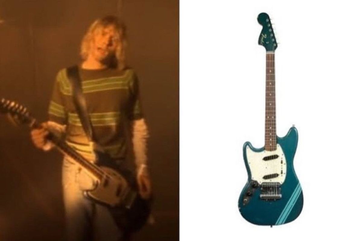 Gitar kidal Kurt Cobain laku terjual Rp65,9 miliar di balai lelang