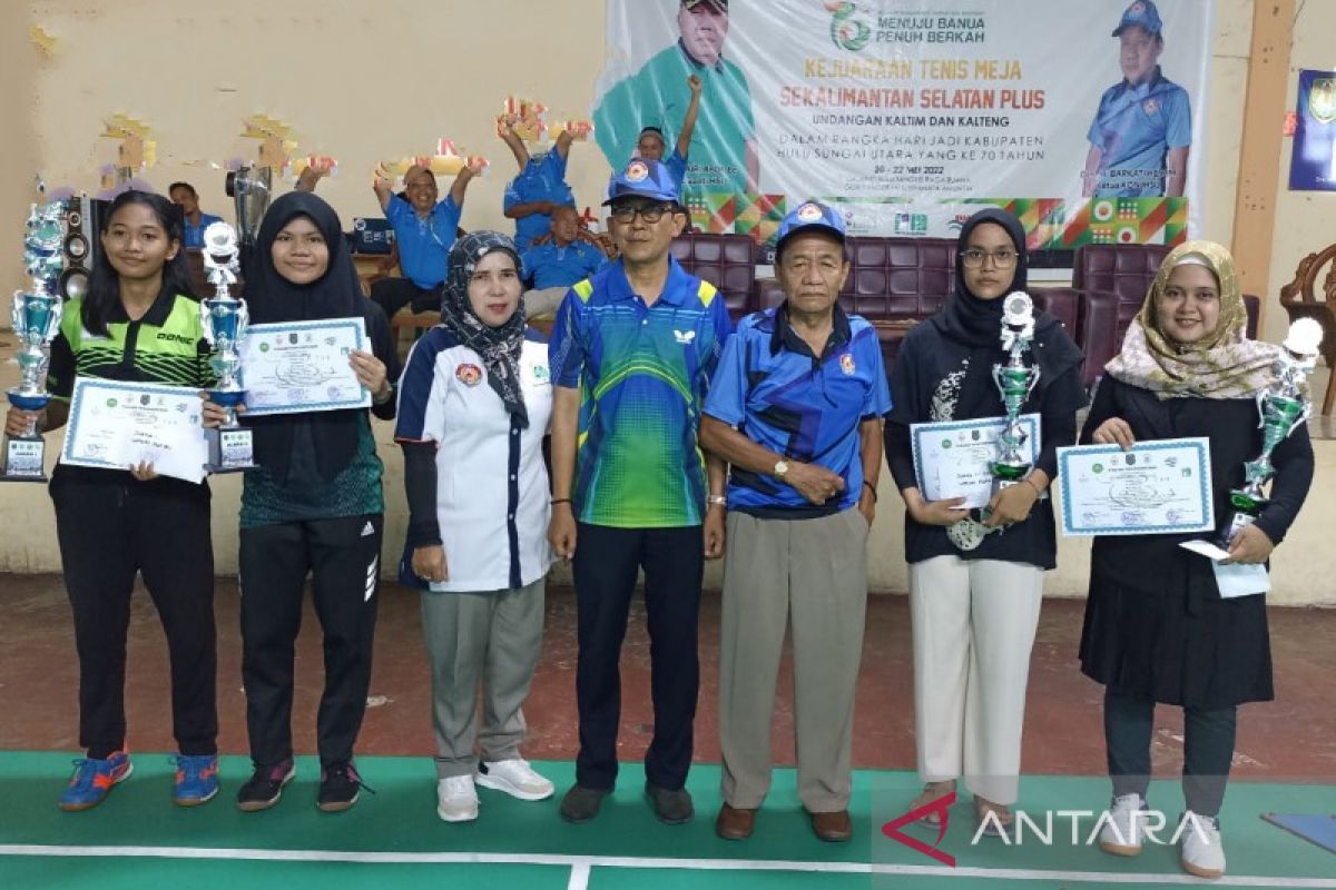 HSU kembali raih juara umum Turnamen Calender II MHN Table Tenis