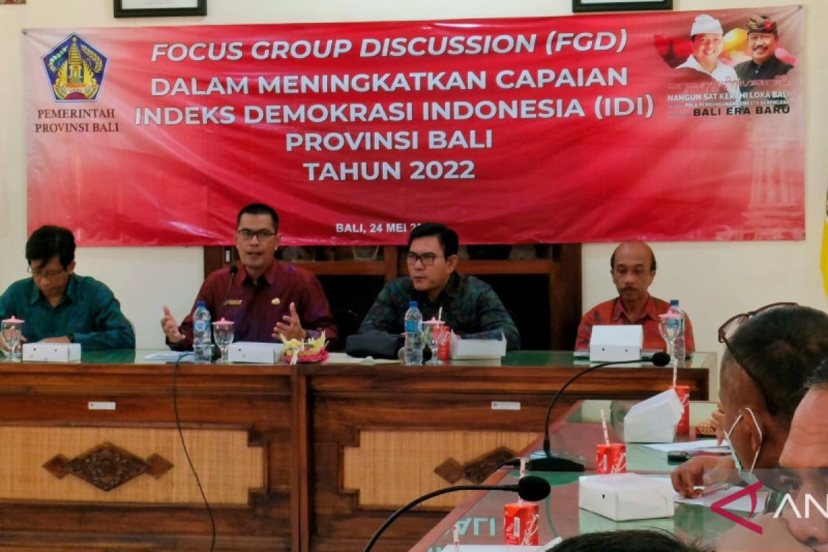 Indeks demokrasi di Bali menurun 3,7 titik