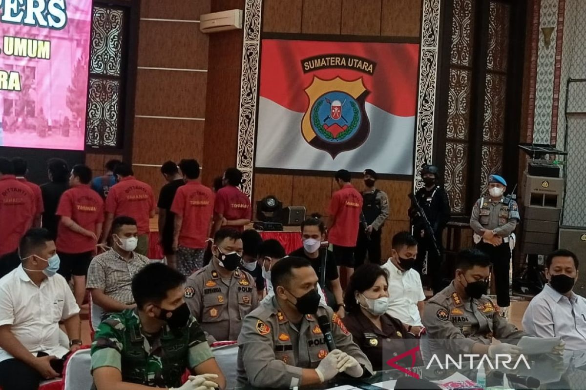 Polda Sumut tahan  17 orang terlibat bentrokan perebutan HGU di Karo