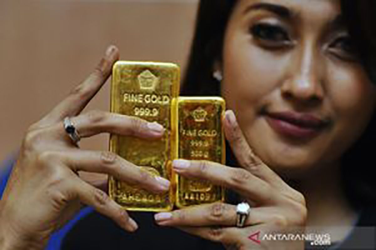 Harga emas Antam naik Rp3.000 jadi Rp987.000 per gram