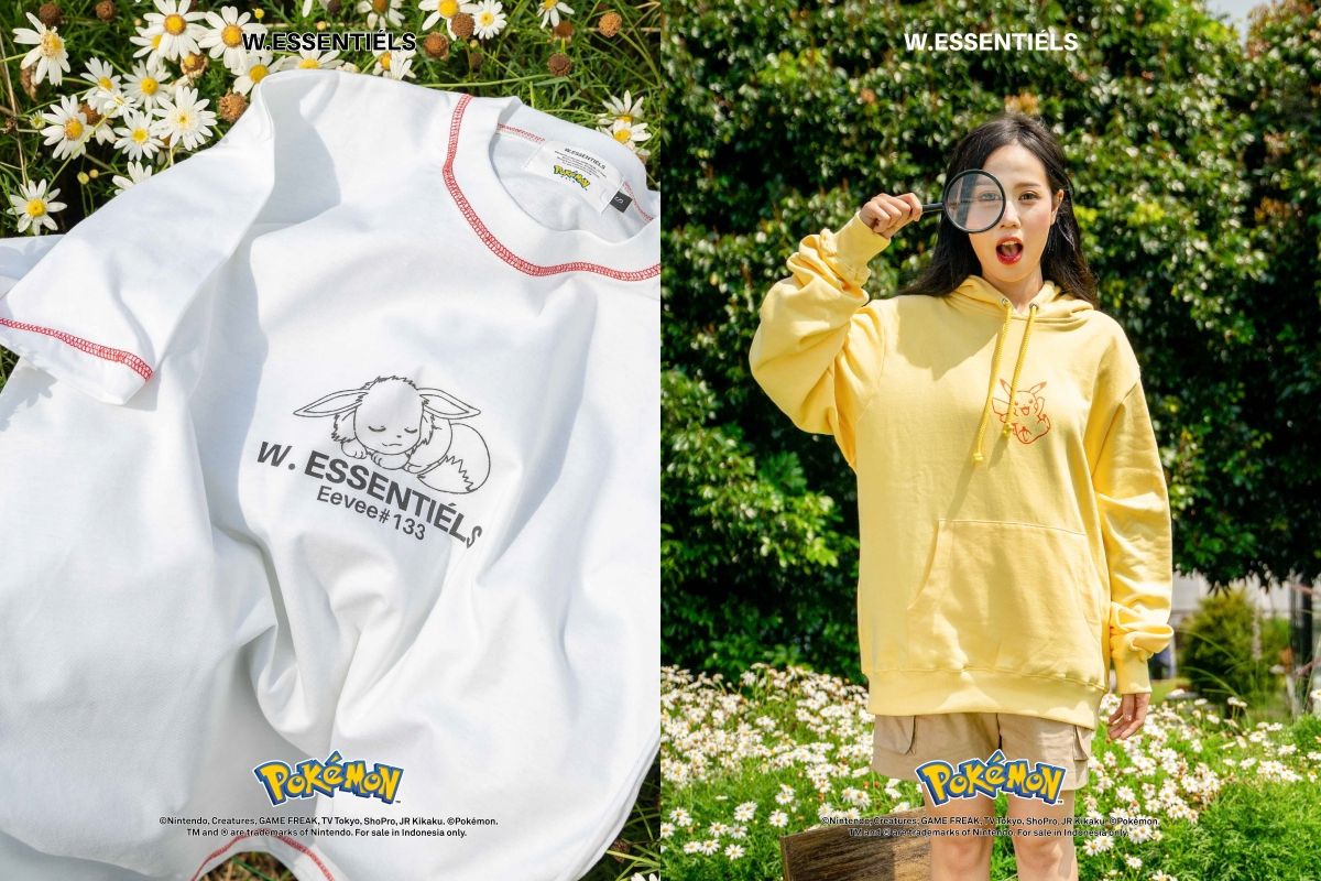 Label W.ESSENTILS luncurkan streetwear Pokemon