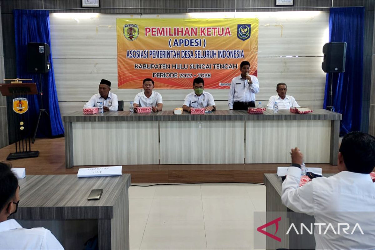 Abdurrahman S terpilih sebagai Ketua APDESI Kabupaten HST