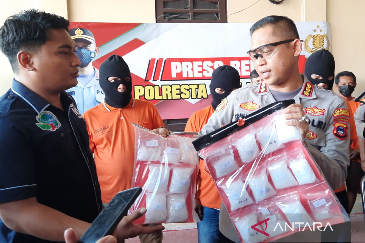Polresta Banjarmasin selamatkan 21.798 jiwa dari ungkap kasus 1,4 kg sabu-sabu