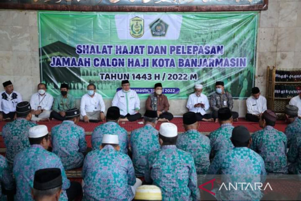 Jamaah haji kloter 1 Embarkasi Banjarmasin diberangkatkan 12 Juni