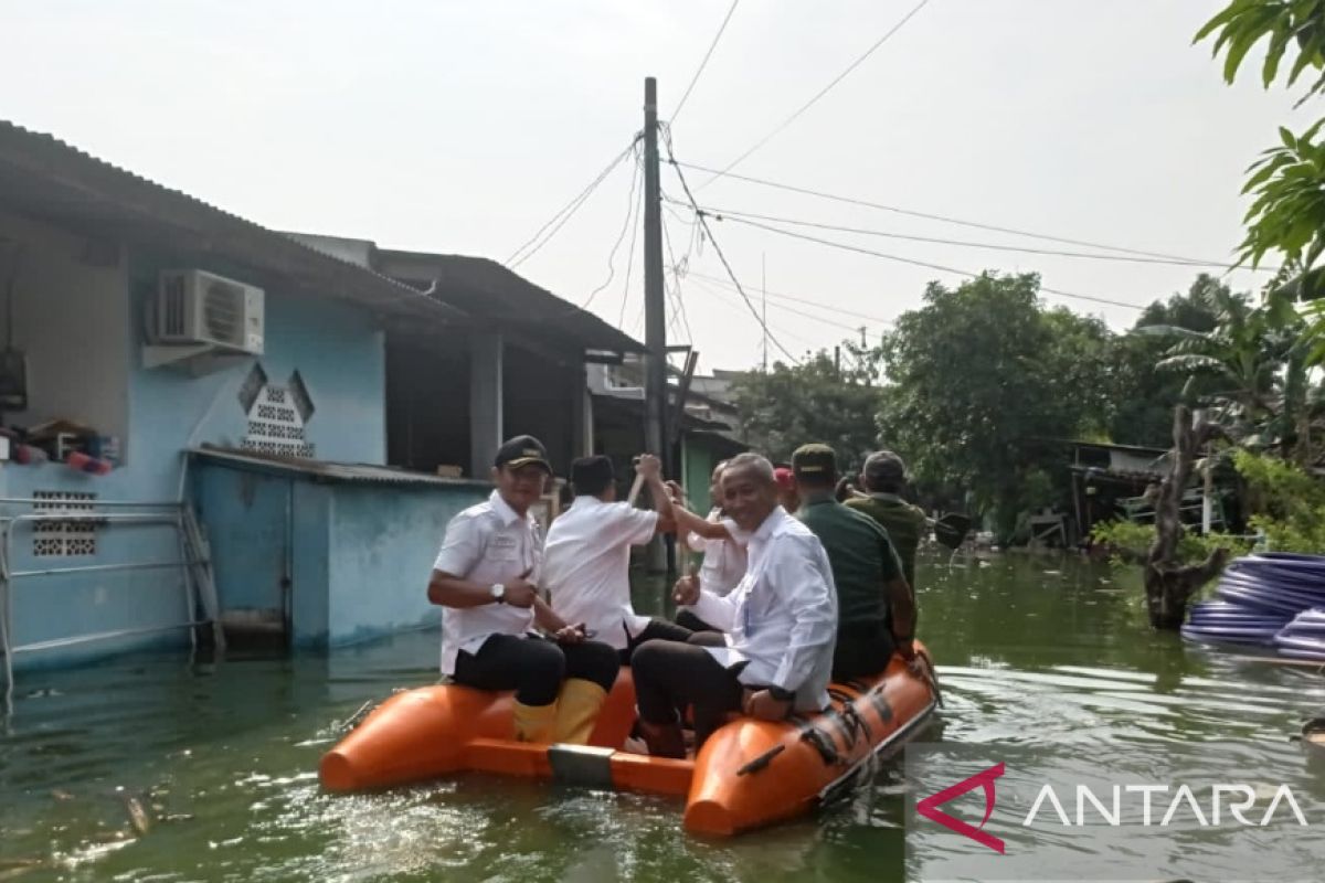 130 rumah warga tergenang akibat musibah banjir di Kabupaten Tangerang