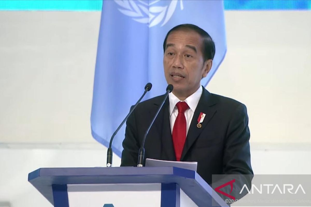Presiden Jokowi paparkan keberhasilan RI turunkan karhutla-COVID-19 di GPDRR