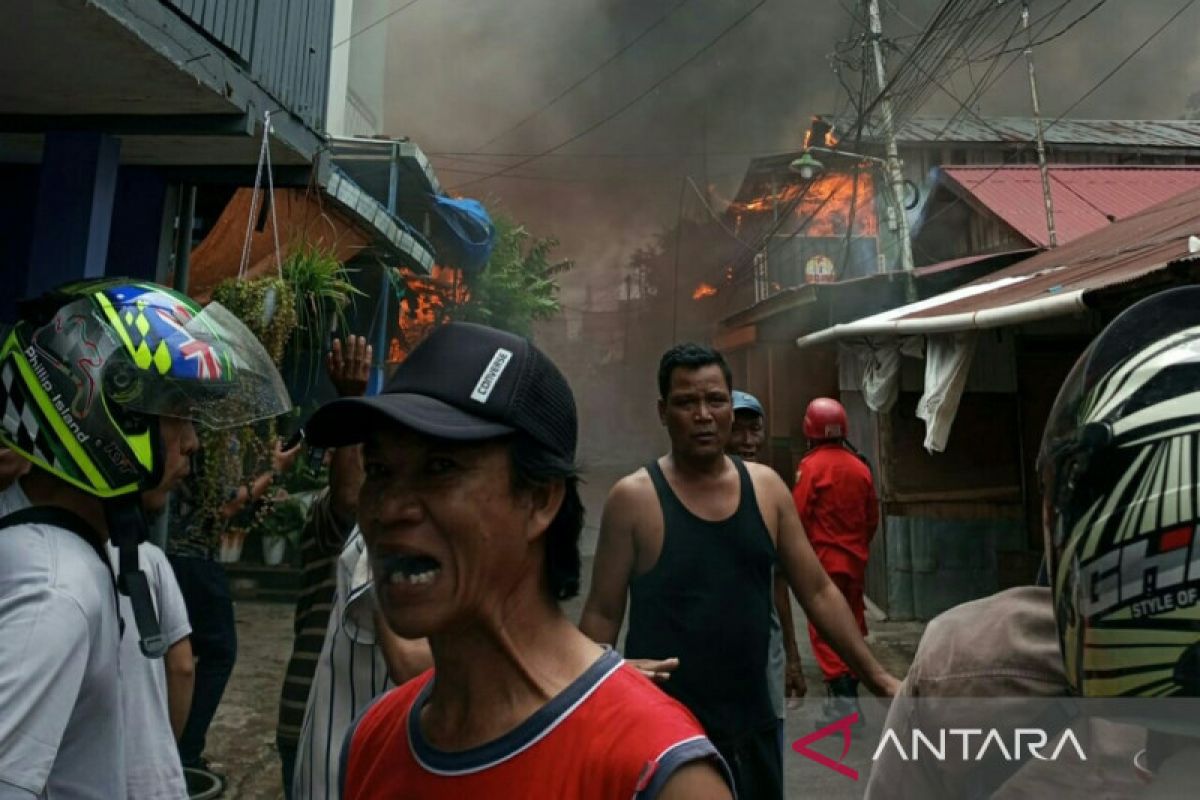 Dua bencana kebakaran pemukiman warga terjadi di Samarinda