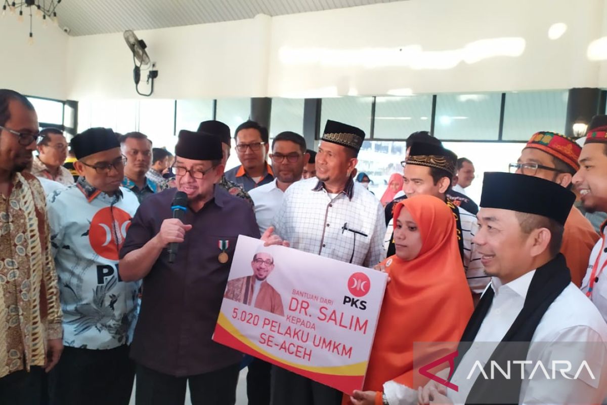 5.020 pelaku UMKM se Aceh terima bantuan modal usaha dari PKS