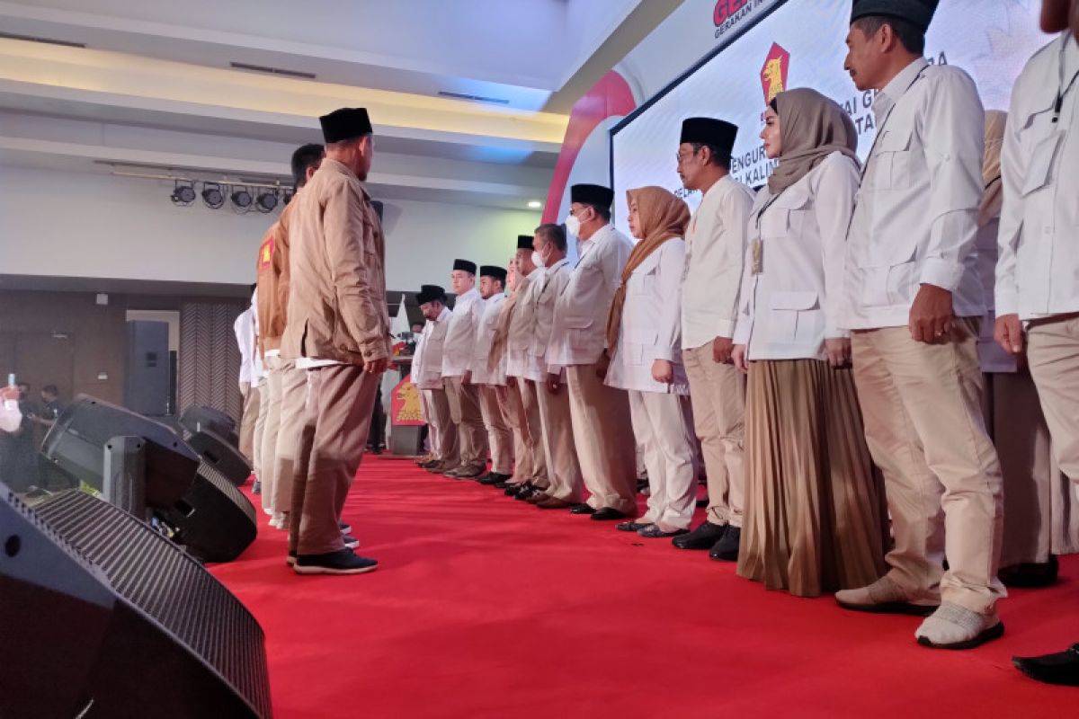 Gerindra Kalsel siap menangkan kembali Prabowo pada Pilpres 2024