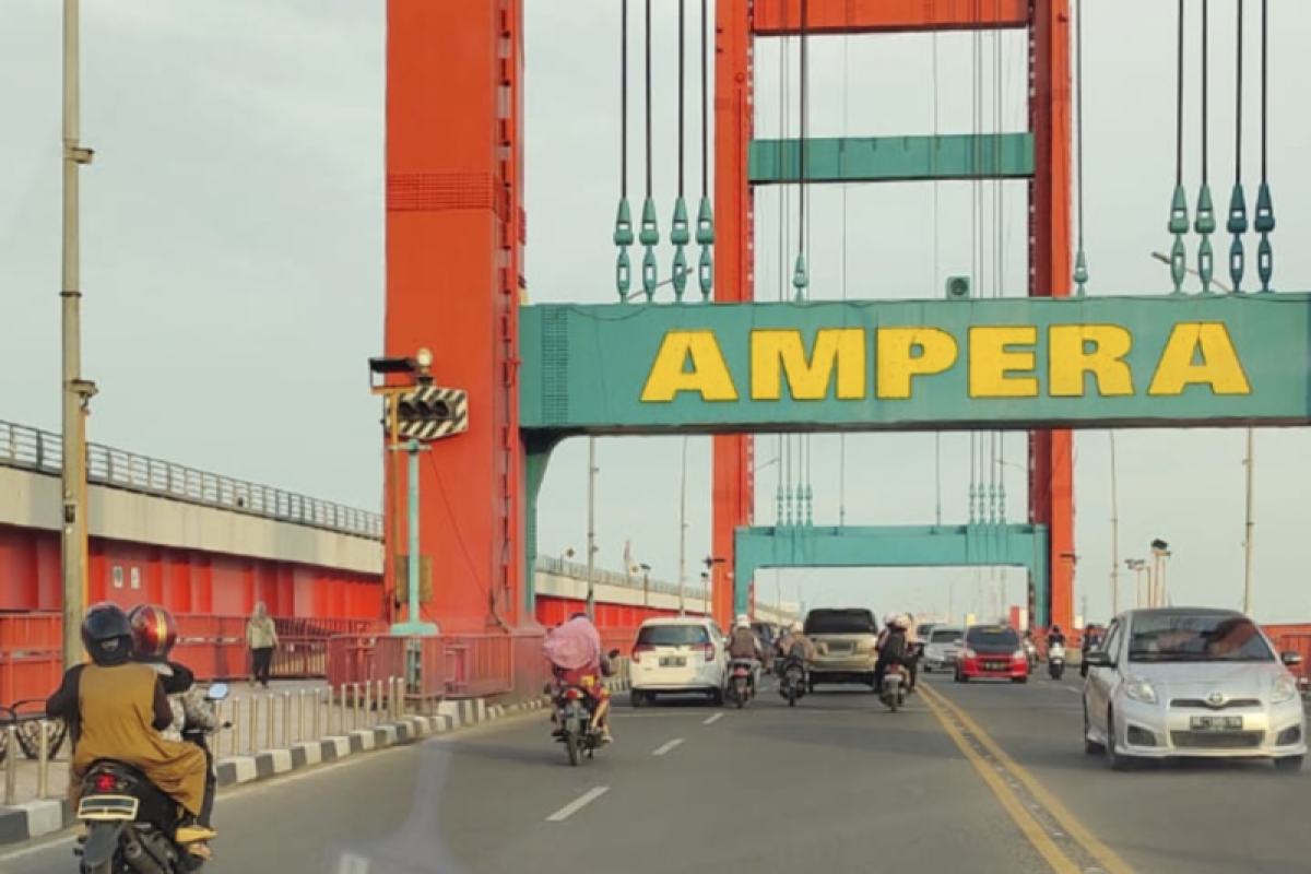 Jembatan Ampera Palembang ditutup jelang pergantian tahun
