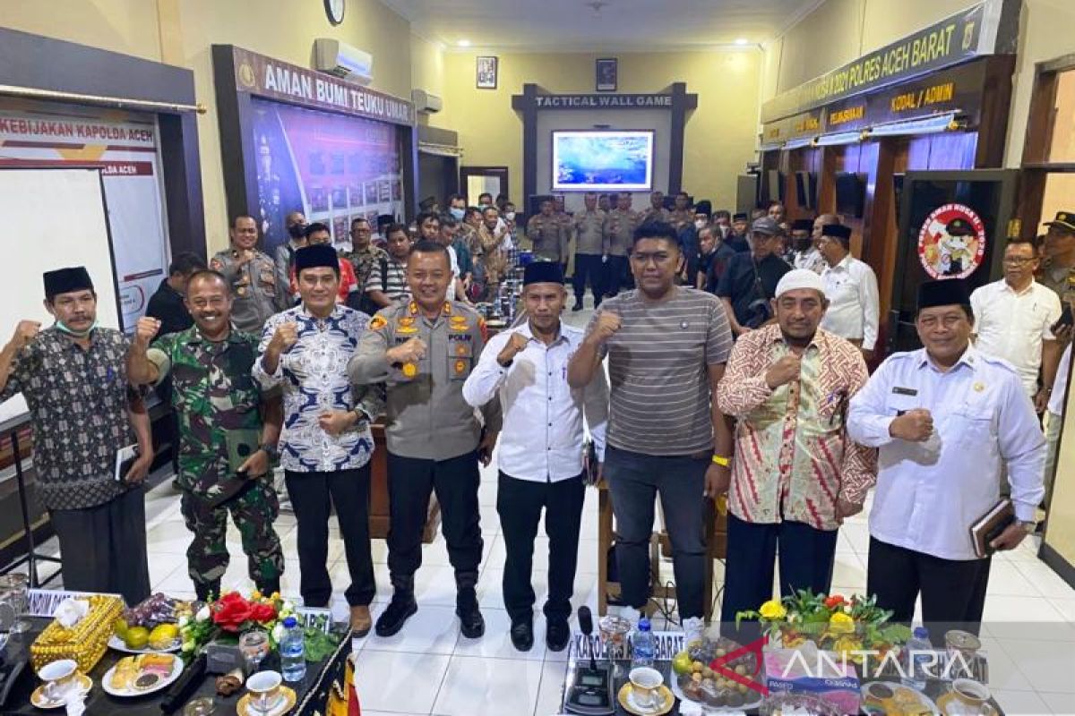 Deteksi dini, Polres Aceh Barat gelar rakor pencegahan Karhutla