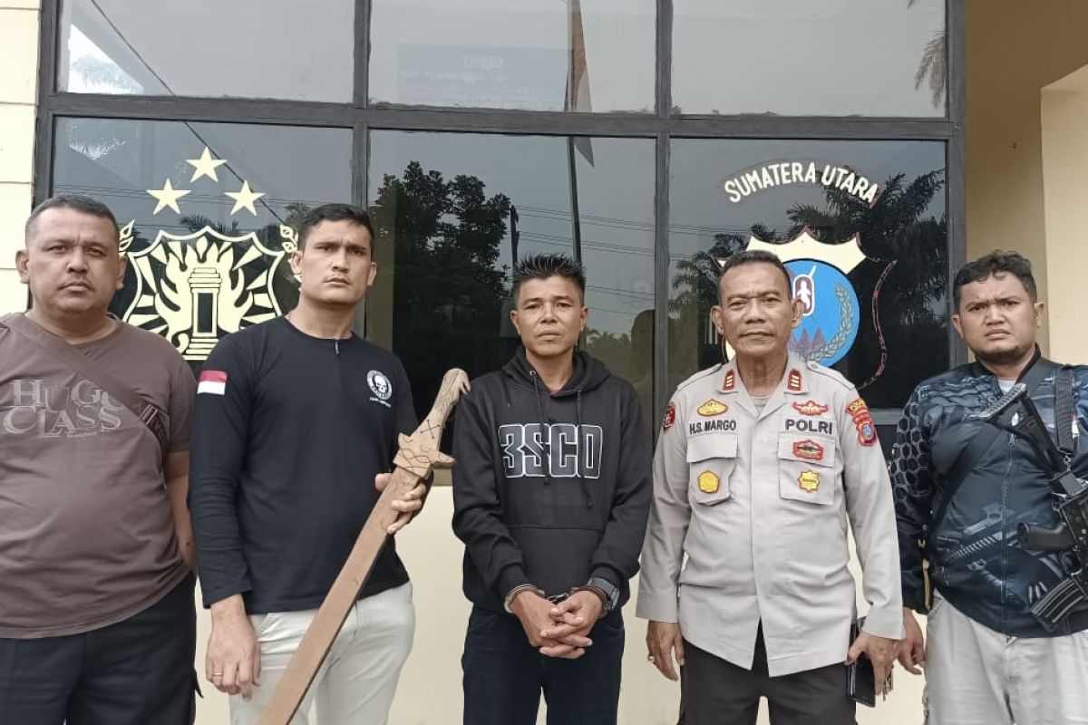 Polres Labuhanbatu tangkap pelaku pembacokan di Desa Padang