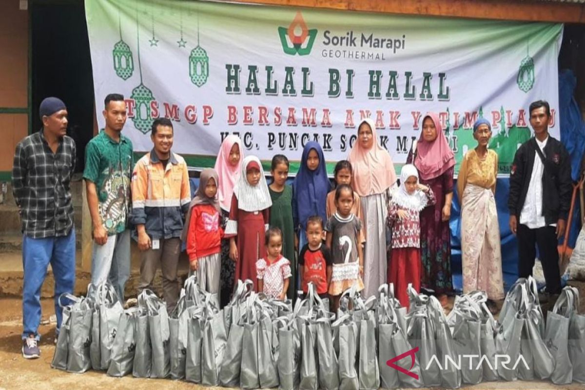 Halal bihalal, SMGP santuni 1.100 anak yatim piatu di tiga kecamatan