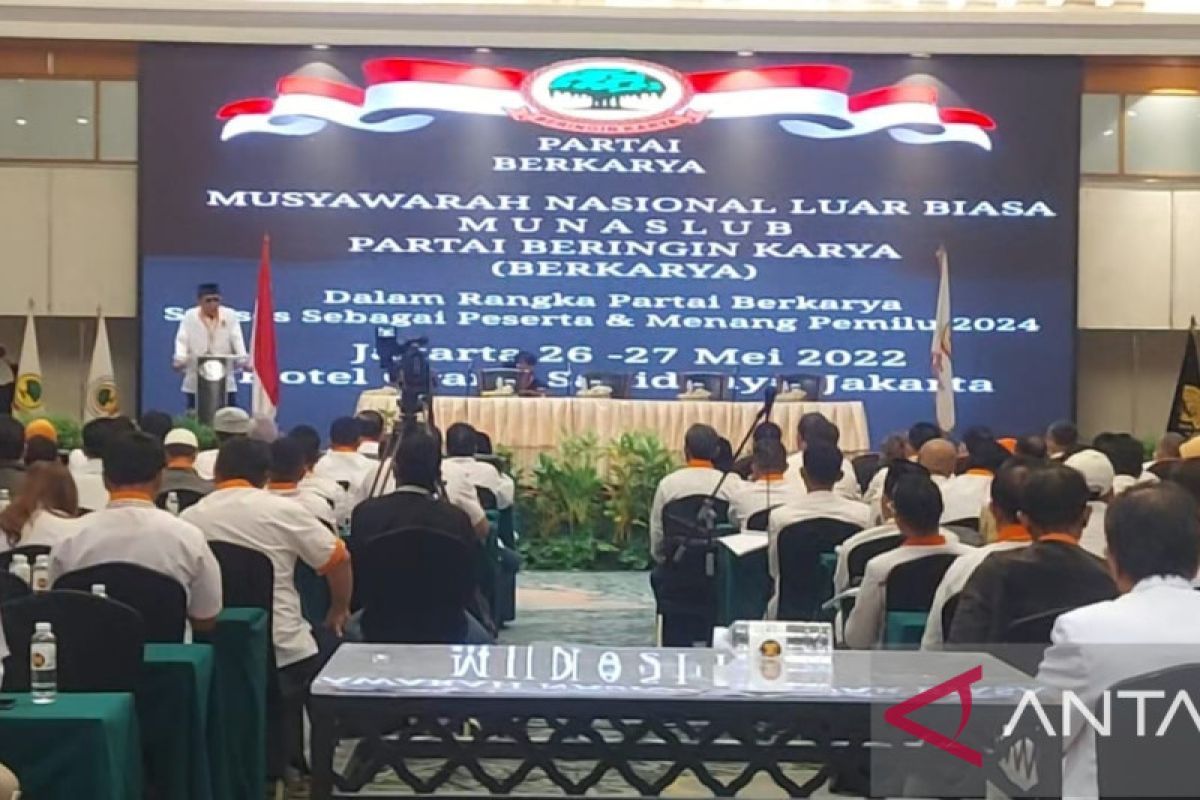 Partai Berkarya gelar Munaslub untuk selesaikan masalah mahkamah partai